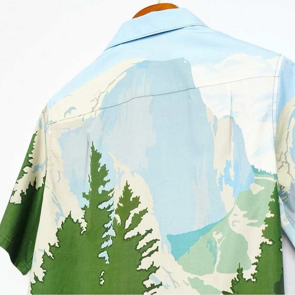 Prada Mountain Landscape Bowling Shirt - Picture 5 of 6